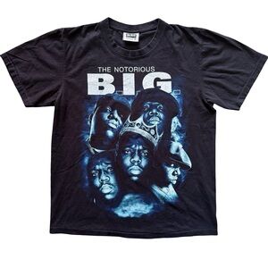 Black Graphic Short Sleeve Tee - The Notorious B.I.G. Design